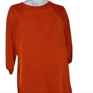 Women's Tucker for Target burnt orange Bohemian peasant dress. Size extra large